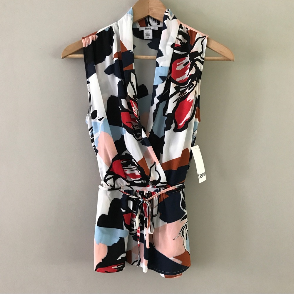 Bar III Women's Sleeveless Blouse